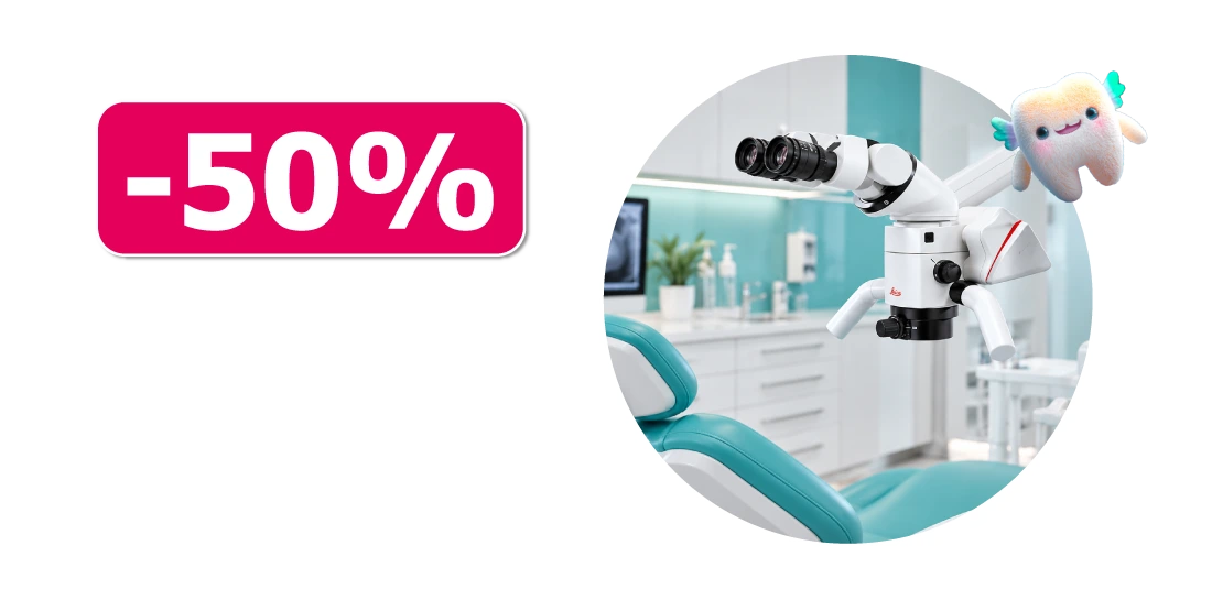 Лечение зубов под микроскопом -50% в клинике на Будапештской